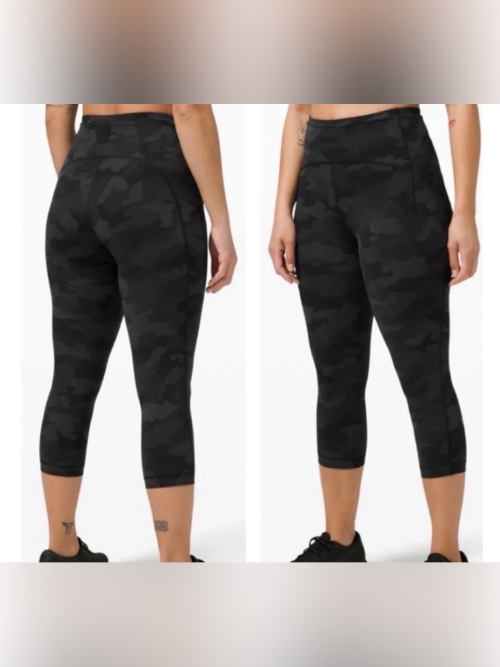 Lululemon Camo Leggings- Size 4